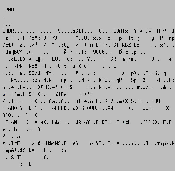 Display image in binary